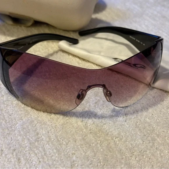 Vintage Authentic Dolce & Gabbana Sunglasses Model 8037B 501/8G With Case & Rag Dolce and Gabbana Aviator sunglasses DG 4057 | Mercari main image 4